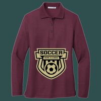 Women's Silk Touch Long Sleeve Polo Thumbnail