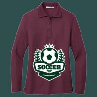 Women's Silk Touch Long Sleeve Polo Thumbnail
