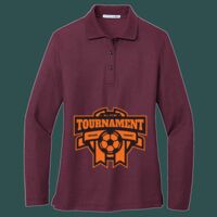 Women's Silk Touch Long Sleeve Polo Thumbnail