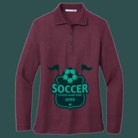 Women's Silk Touch Long Sleeve Polo Thumbnail