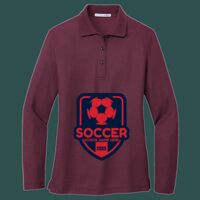 Women's Silk Touch Long Sleeve Polo Thumbnail