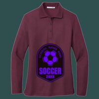Women's Silk Touch Long Sleeve Polo Thumbnail
