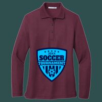Women's Silk Touch Long Sleeve Polo Thumbnail