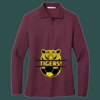 Women's Silk Touch Long Sleeve Polo Thumbnail
