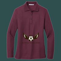 Women's Silk Touch Long Sleeve Polo Thumbnail