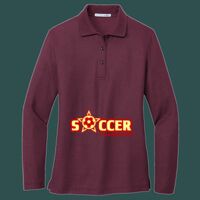 Women's Silk Touch Long Sleeve Polo Thumbnail