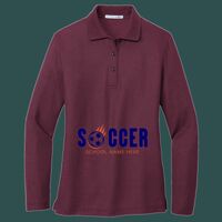 Women's Silk Touch Long Sleeve Polo Thumbnail