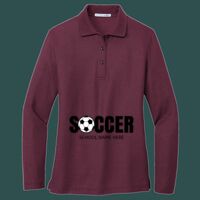 Women's Silk Touch Long Sleeve Polo Thumbnail