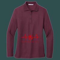 Women's Silk Touch Long Sleeve Polo Thumbnail