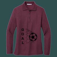 Women's Silk Touch Long Sleeve Polo Thumbnail