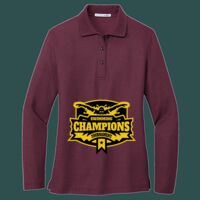 Women's Silk Touch Long Sleeve Polo Thumbnail