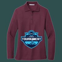 Women's Silk Touch Long Sleeve Polo Thumbnail