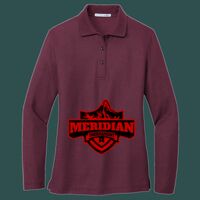Women's Silk Touch Long Sleeve Polo Thumbnail