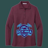 Women's Silk Touch Long Sleeve Polo Thumbnail