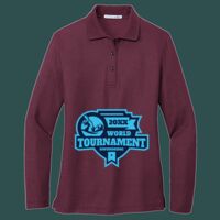 Women's Silk Touch Long Sleeve Polo Thumbnail
