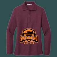 Women's Silk Touch Long Sleeve Polo Thumbnail
