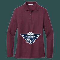 Women's Silk Touch Long Sleeve Polo Thumbnail