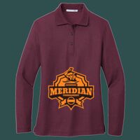 Women's Silk Touch Long Sleeve Polo Thumbnail