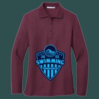 Women's Silk Touch Long Sleeve Polo Thumbnail
