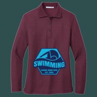Women's Silk Touch Long Sleeve Polo Thumbnail