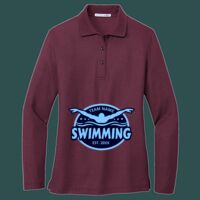 Women's Silk Touch Long Sleeve Polo Thumbnail
