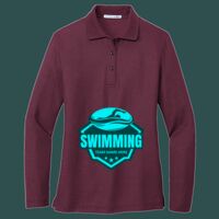 Women's Silk Touch Long Sleeve Polo Thumbnail