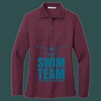 Women's Silk Touch Long Sleeve Polo Thumbnail