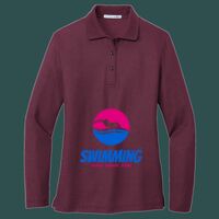 Women's Silk Touch Long Sleeve Polo Thumbnail