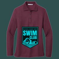 Women's Silk Touch Long Sleeve Polo Thumbnail