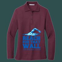 Women's Silk Touch Long Sleeve Polo Thumbnail