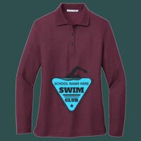 Women's Silk Touch Long Sleeve Polo Thumbnail