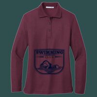 Women's Silk Touch Long Sleeve Polo Thumbnail