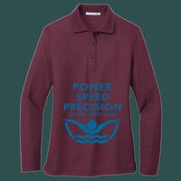 Women's Silk Touch Long Sleeve Polo Thumbnail