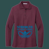 Women's Silk Touch Long Sleeve Polo Thumbnail