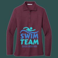 Women's Silk Touch Long Sleeve Polo Thumbnail