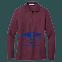 Women's Silk Touch Long Sleeve Polo Thumbnail