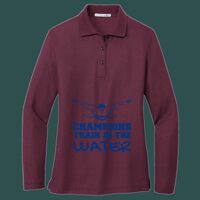 Women's Silk Touch Long Sleeve Polo Thumbnail