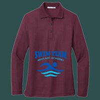 Women's Silk Touch Long Sleeve Polo Thumbnail