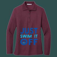 Women's Silk Touch Long Sleeve Polo Thumbnail