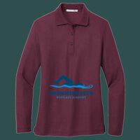 Women's Silk Touch Long Sleeve Polo Thumbnail
