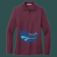 Women's Silk Touch Long Sleeve Polo Thumbnail