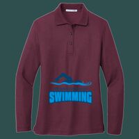 Women's Silk Touch Long Sleeve Polo Thumbnail
