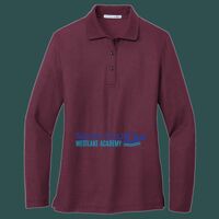 Women's Silk Touch Long Sleeve Polo Thumbnail