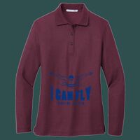 Women's Silk Touch Long Sleeve Polo Thumbnail