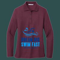 Women's Silk Touch Long Sleeve Polo Thumbnail