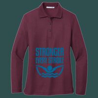 Women's Silk Touch Long Sleeve Polo Thumbnail