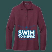 Women's Silk Touch Long Sleeve Polo Thumbnail