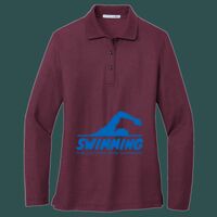 Women's Silk Touch Long Sleeve Polo Thumbnail