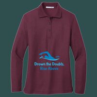 Women's Silk Touch Long Sleeve Polo Thumbnail