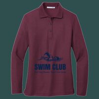 Women's Silk Touch Long Sleeve Polo Thumbnail